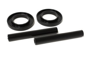 Ford Mustang Spring Isolators - Front - Energy Suspension - Upper & Lower - Black - `83-`04